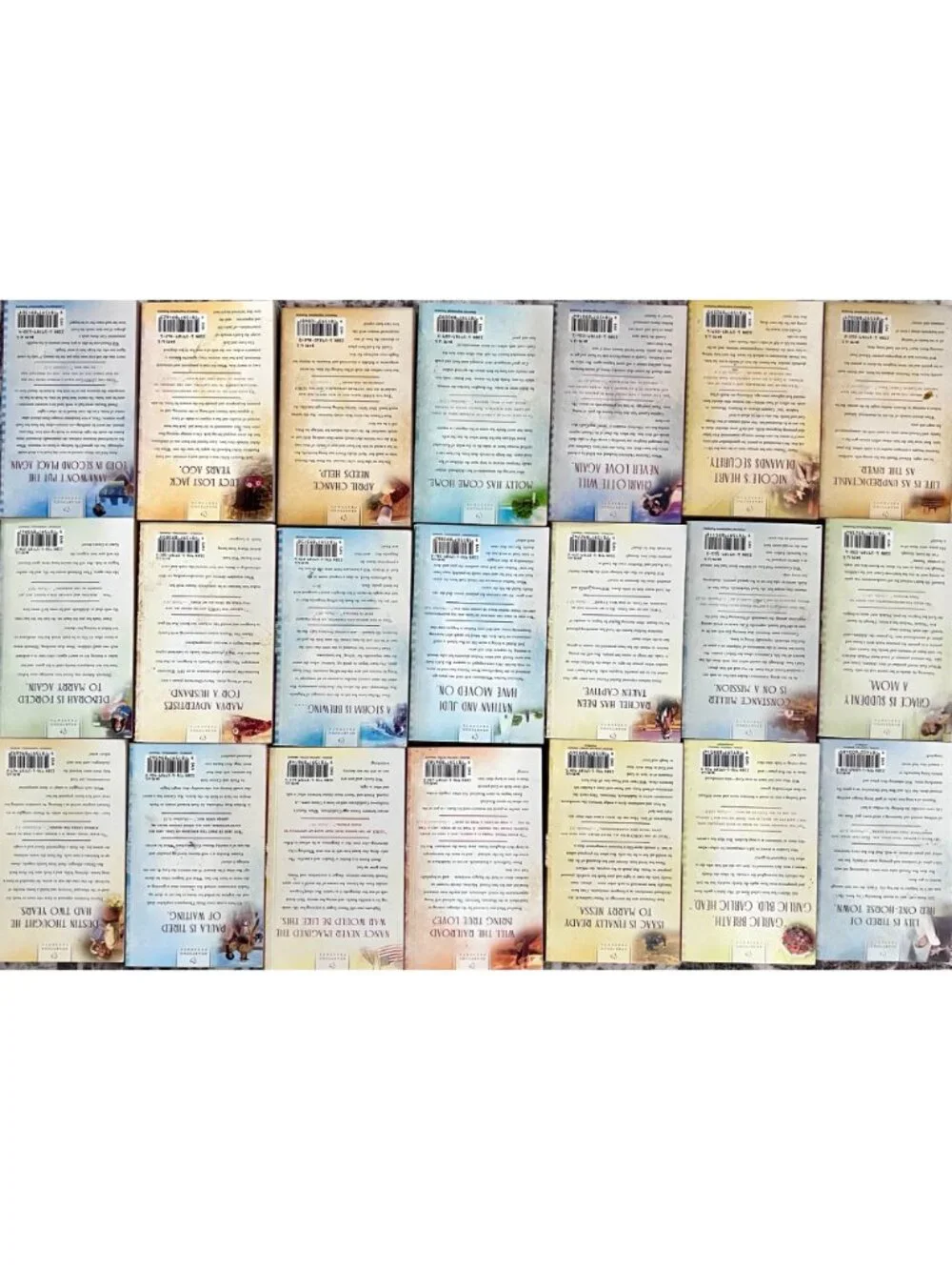 Love Inspired Heartsong Presents Lot of 21 Christian Romance Paperbacks Books